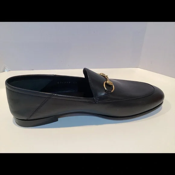 GUCCI BRIXTON LEATHER HORSEBIT LOAFERS WITH BOX - Picture 10 of 13